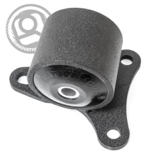 Honda Prelude Engine Mount - Rear - Innovative Mounts - Steel Single Mount-75A - Black - `88-`01